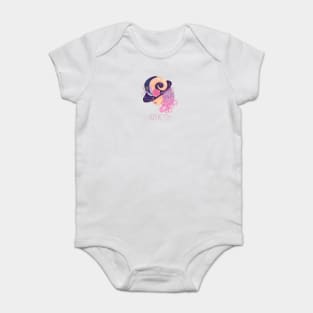 Aries Zodiac Sign Beautiful Girl Baby Bodysuit